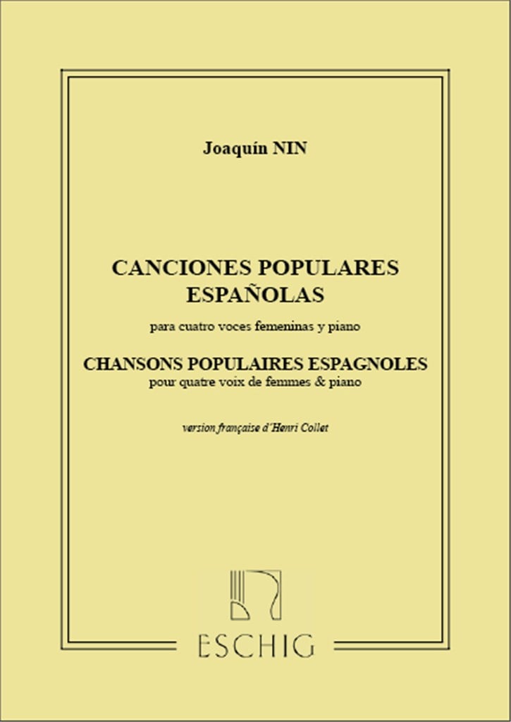 Chansons Populaires Espagnoles, I. Castillane,
